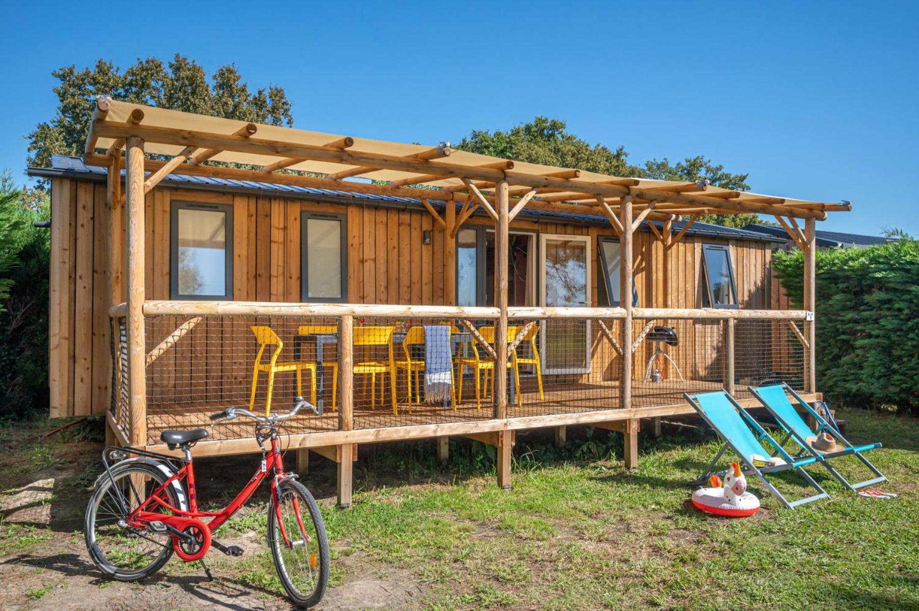 ホテル Le Camping Grand Cerf Gimouille エクステリア 写真