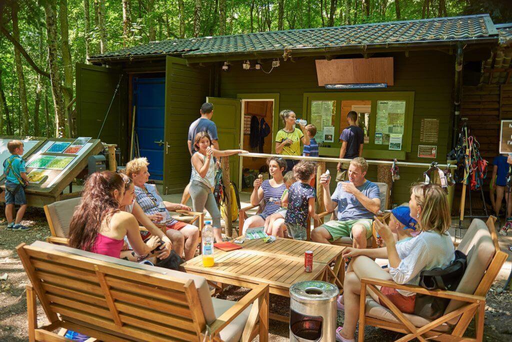ホテル Le Camping Grand Cerf Gimouille エクステリア 写真
